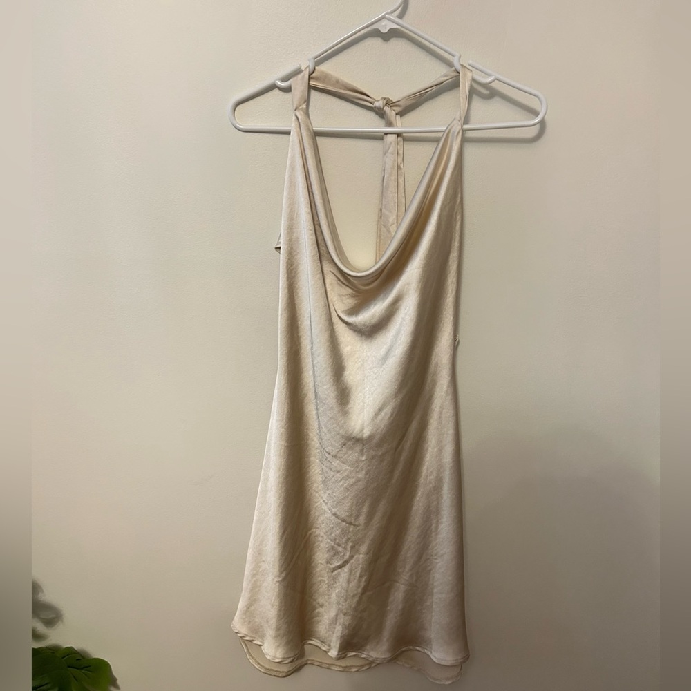 Altar’d State - Cream Halter Dress NWT Size M
